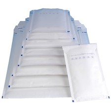 1000 B2 Luftpolstertaschen Versandtaschen Luftpolstert&uuml;ten 140 x 225 mm wei&szlig; B 2