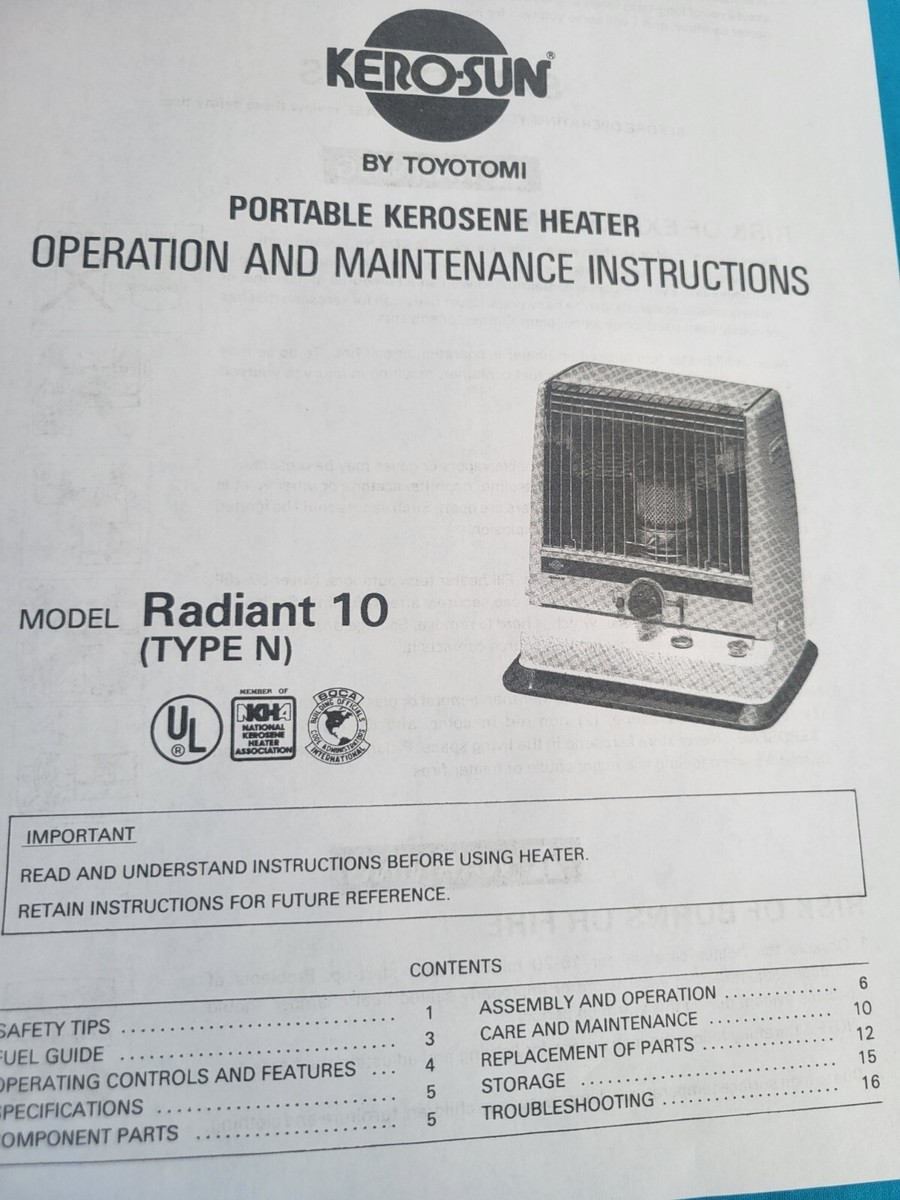 TOYOSTOVE-TOYOTOMI-TOYOSET Heater Wick Radiant 101 WAP#:2A (TTT