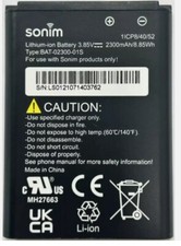 Lithium-ion Battery BAT-02300-01S for Sonim XP3 Plus XP3900 2300mAh 3.85V