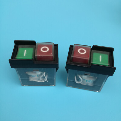 2Pcs AC250V 6A KJD6 5E4 Waterproof Self-locking Drill Pushbutton ...