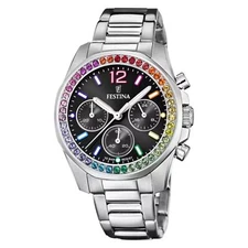 Watch Festina F20606/3 RAINBOW Women 38mm Stainless steel