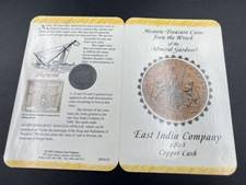 1808 Admiral Gardner Shipwreck 10 Cash Coin East India in Display Pack #B