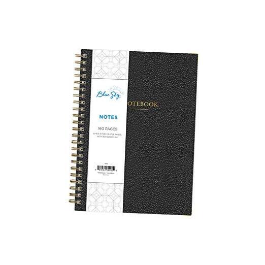 Executive Hardcover Notebook - 160 Ruled Pages, Twin-Wire Binding, Professional Design
