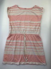 Ann Taylor Loft Women's M Off White Pink Romper Dress