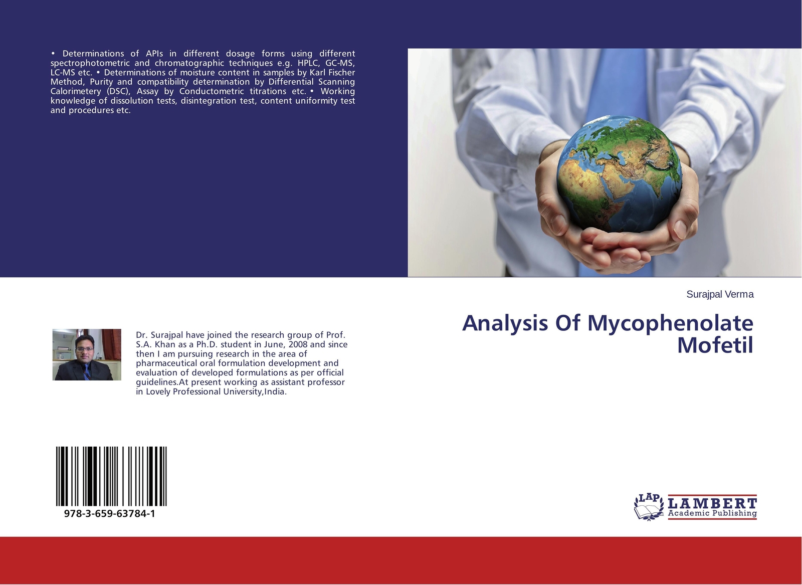 Thumbnail - Surajpal Verma | Analysis Of Mycophenolate Mofetil | Taschenbuch |