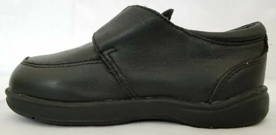 Toddlers Size 5.5M Black Kenneth Cole Reaction Tiny Flex BL Leather Dress Shoes - Image 4 of 4