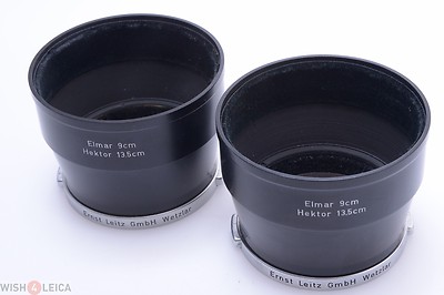  1 LEICA M HOOD SHADE LTM EARLY ORIGINAL 90MM ELMAR 135MM HEKTOR  IUFOO *MINT*