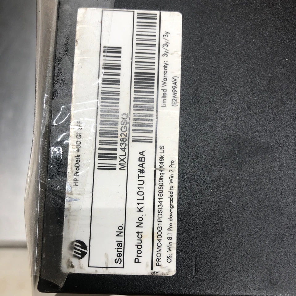 HP PRODESK 400 CORE I3 4GB RAM WIN7 PRO, 500GB HDD - PREOWNED - Image 2 of 4