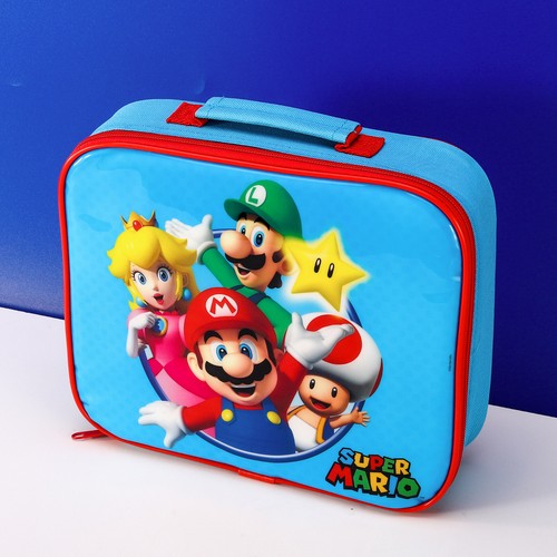 Super Mario rechteckige isolierte Brotdose Tasche für Jungen und Mädchen, BPA-frei - Bild 6 von 9
