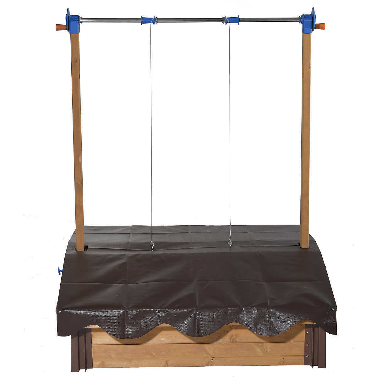 exaco maxi sandbox with protective canopy