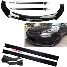 For Mazda 2 3 5 6 Front Bumper Lip Spoiler Diffuser Side Skirt Splitter Rear For Mazda 2 3 5 6 Front Bumper Lip Spoiler Diffuser Side Skirt Splitter Rear