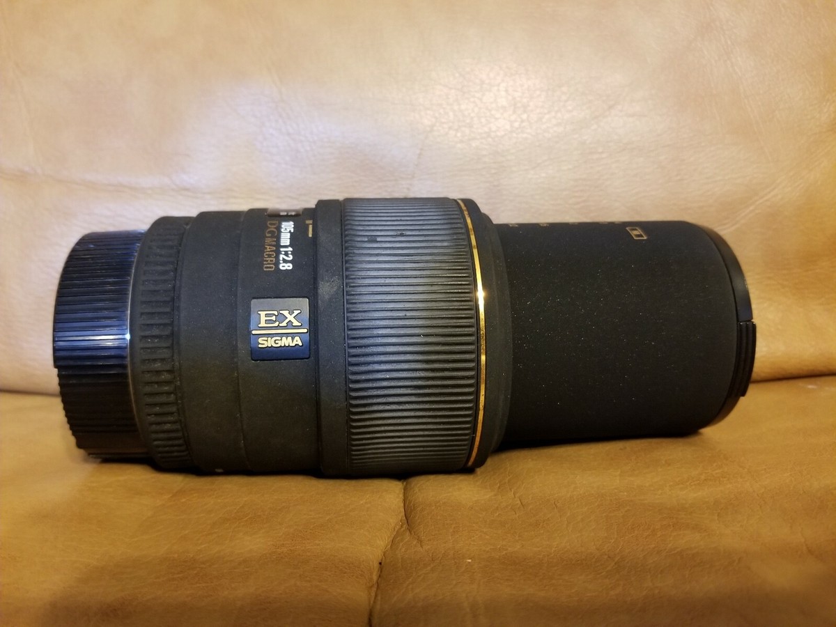 Sigma 105mm 1:2.8 Auto Focus DG EX Macro Lens - For Pentax