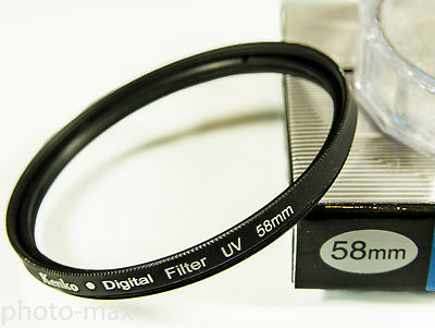 Kenko 58 mm UV Digital Filter Objektivschutz für 58 mm Filtergewinde - UK Lager