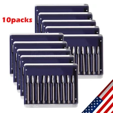 10-100pcs Dental Carbide Bur FG1172 Friction Grip Midwest Type Tungsten steel US