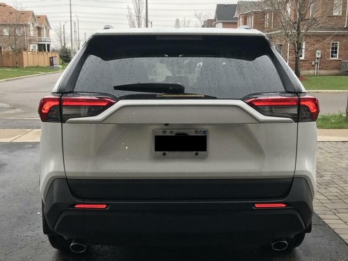 For Toyota RAV4 2019 2020 Pair LED Rear Fog Bumper Brake Light Red Tail Lamp Kit - Picture 9 of 10