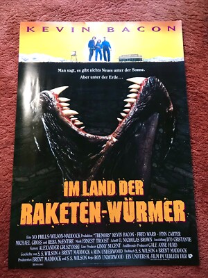 Im Land der Raketenwürmer Kinoplakat Poster A1, Kevin Bacon, Fred Ward