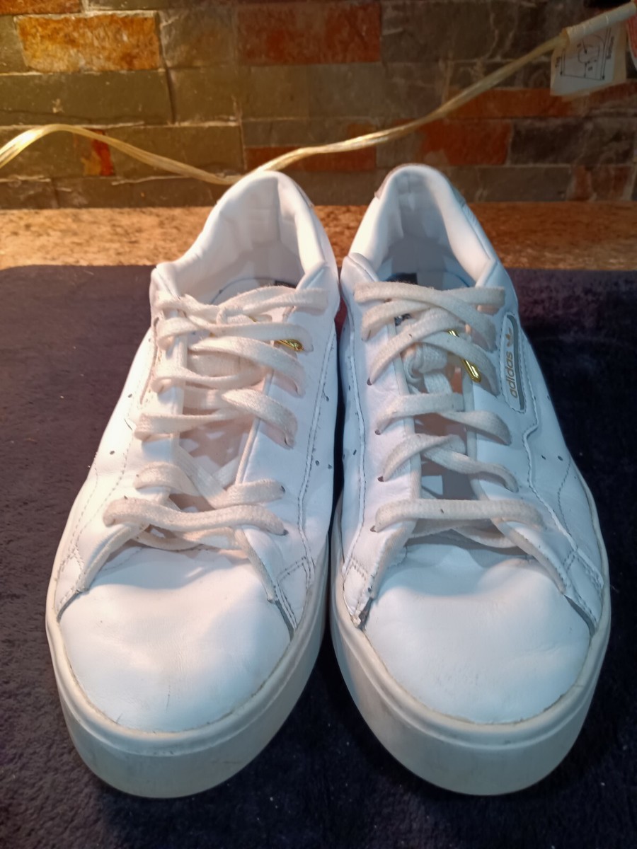 ADIDAS SLEEK Women's Shoes White Size