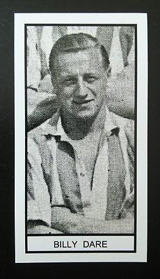 BRENTFORD - BILLY DARE - Memory Lane UK Football Trade Card 