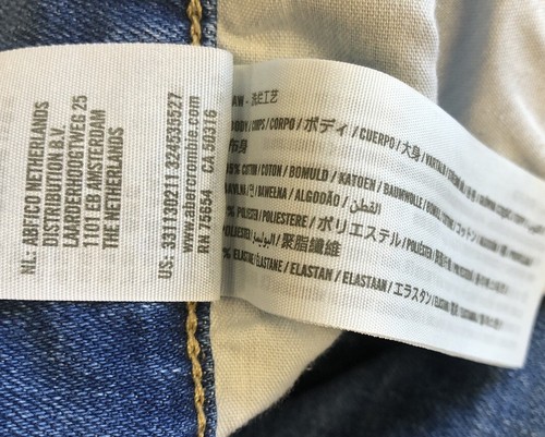 Jeans Hollister 34 29 slim dritti usati JEANS W34 L29 SLIM EPIC FLEX USATI - Foto 11 di 15