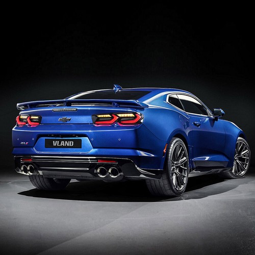 VLAND For 2019-2022 Chevy Camaro LED Smoked Tail Lights W/Sequentia Turn Signal - Picture 11 of 12