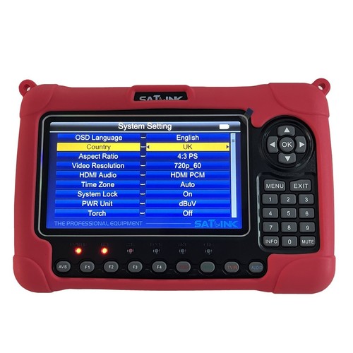 SATLINK WS-6980 Digital Satellite TV Finder DVB-S2/C/T2 COMBO Spectrum analyzer - Picture 5 of 12