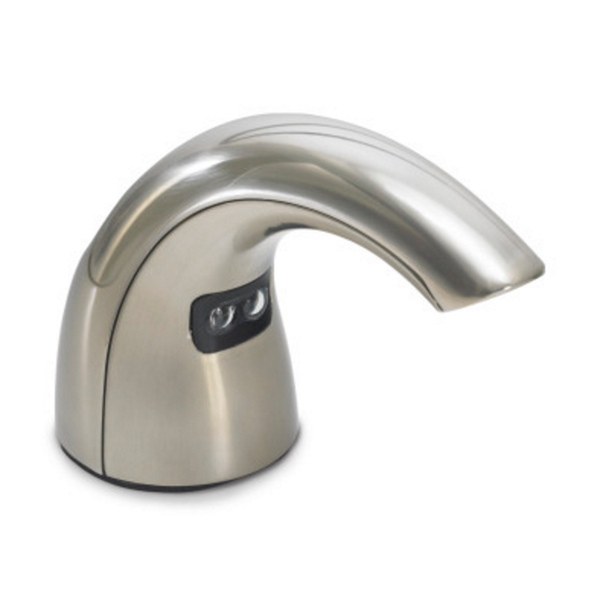 WAXIE Brushed Nickel Touch Free Soap Dispenser Counter Mounted 385681 2