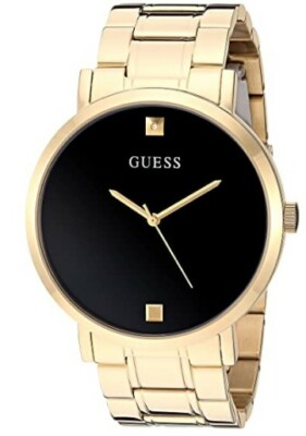 New GUESS Gold Tone Case Gold Tone Stainless Steel Watch GUESS GOLD TONE CASE GOLD TONE STAINLESS STEEL WATCH  main image 3