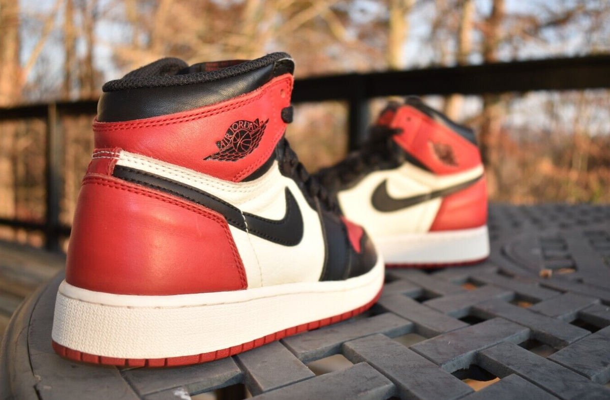Nike Air Jordan 1 Retro High OG BG 'Bred Toe' 575441-610