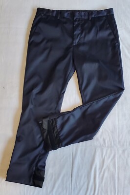 パンツ PRADA 2018 Leather Pants Prada Leather Trousers, Size 56 IT