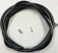 BICYCLE BIKE BRAKE CABLE W/HOUSING ROAD OR MTB BLACK