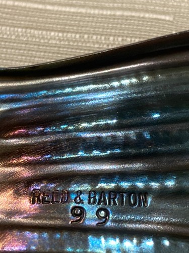 Vintage Reed & Barton Salmon Fish Platter 100 Silver Plated - Picture 4 of 4