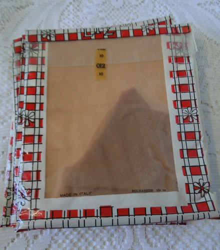Paio Calze Nylon Poliammide Colore Carne Taglia 4 10/012 LIZ Vintage - Picture 3 of 3