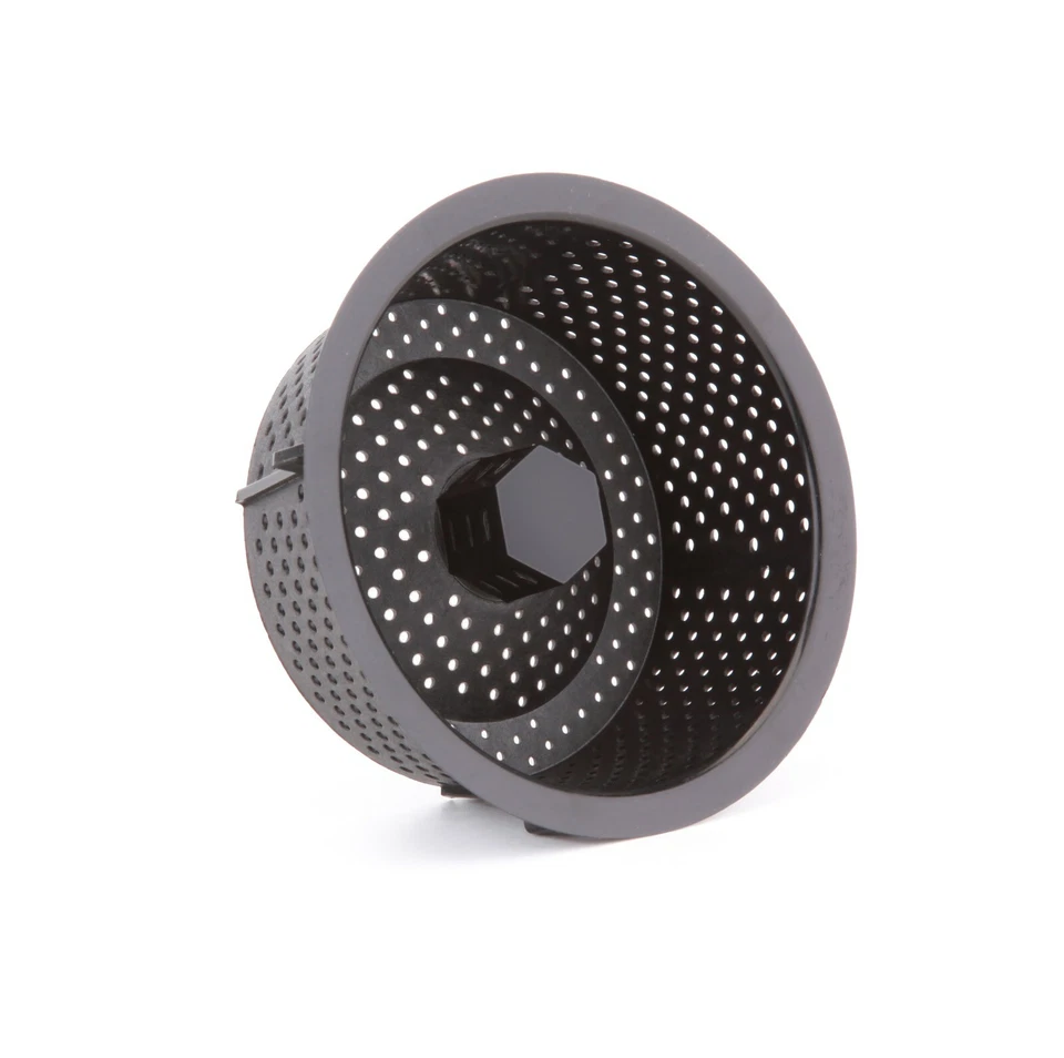 SALONTUFF Beauty Salon Equipment, Shampoo Bowl Parts - 6 Black Plastic Strainer Baskets