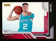 2020-21 PANINI INSTANT #222 LAMELO BALL RC ROOKIE OF THE YEAR HORNETS SP/3858!