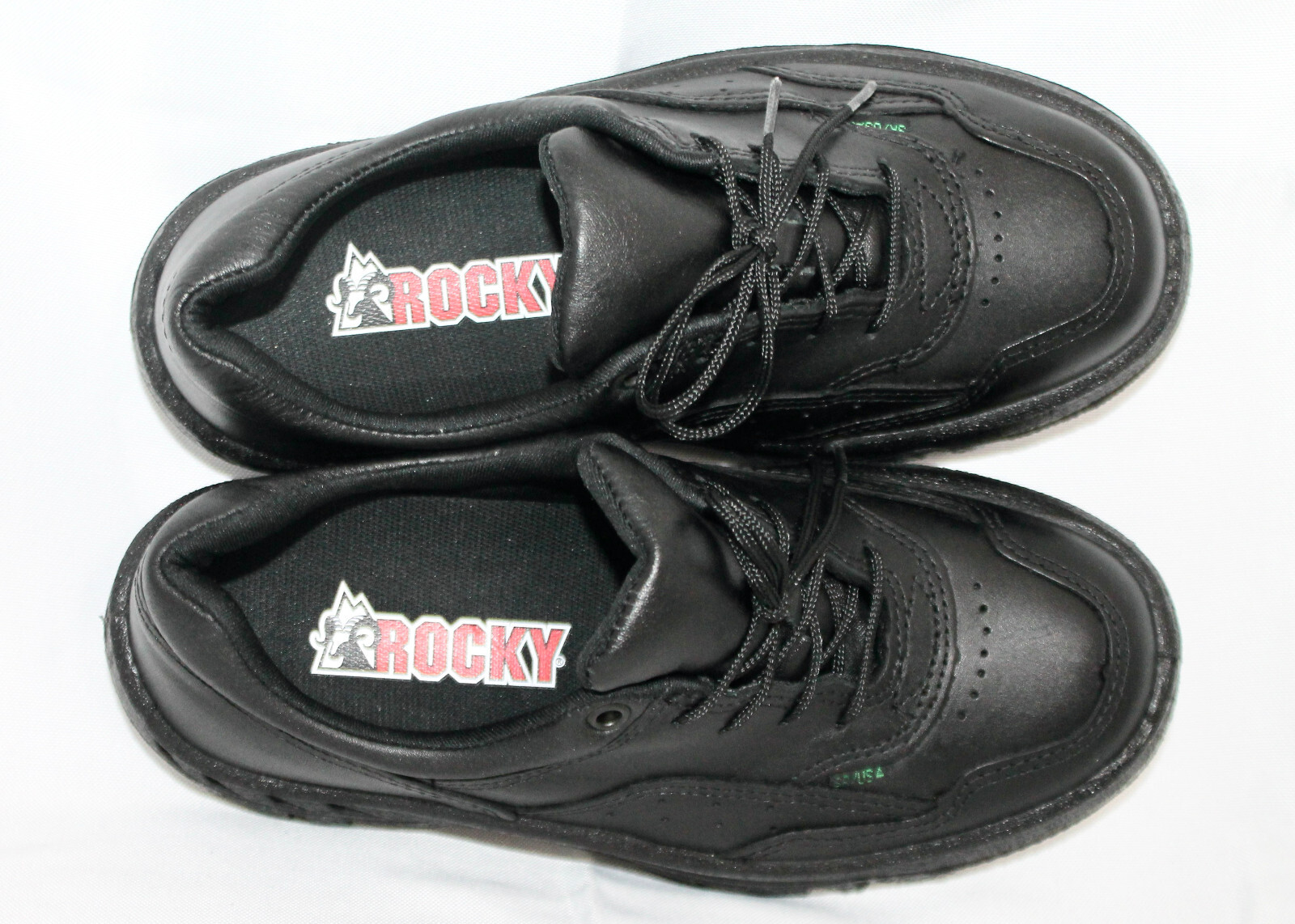 ROCKY TMC Postal Approved Work Shoe Wmn 6.5W Black Leather 5101 Low Top