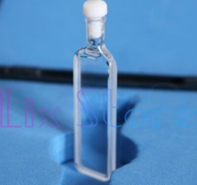 QTY:1 NEW 1mm optical range Plug UV JGS1 Hermetically Sealed Milled Cuvette #W4*
