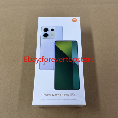 Unlocked Xiaomi Redmi Note 13 Pro 5G 6.67'' 200MP 128/256/512GB Android 5100mAh