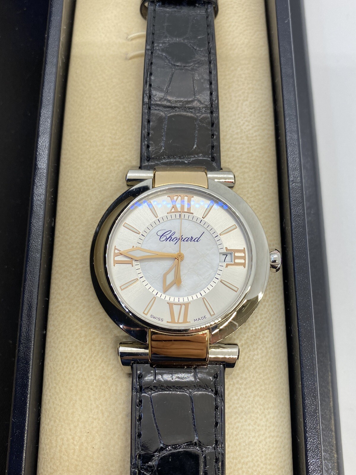 Chopard Imperiale Automatic 40mm Silver Face Blac… - image 3