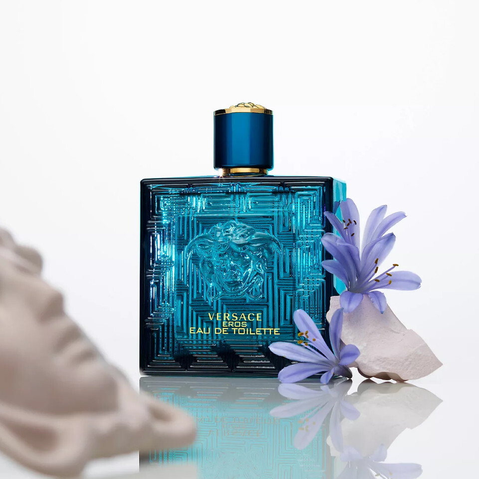 VERSACE Eros Eau de Toilette セット　ポシェット付き VERSACE EROS MEN 3 PC GIFT SET - 3.4 OZ EDT + TROUSSE BAG +