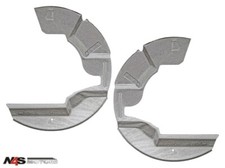 LAND ROVER DEFENDER UPTO LA930455 FRONT GALVANISED BRAKE MUD SHIELD. PART DA2860