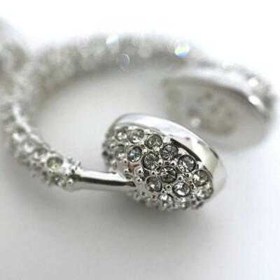 Swarovski Headphone Motif Necklace Ec-21010 Silver Clear Swarovski Headphone Motif Necklace Ec-21010 Silver Clear