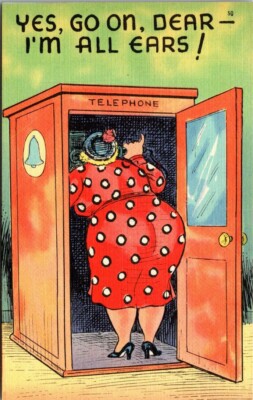 Postcard Yes Go On Dear Im All Ears 