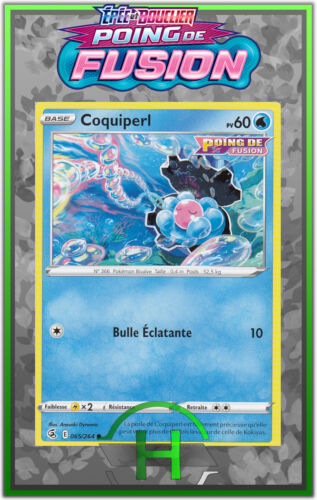 Coquiperl - EB08:Poing de Fusion - 065/264 - Carte Pokémon Française Neuve - Photo 1/1