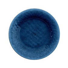 Potters Reactive Glaze Indigo Melamine/Plastic Outdoor Side Plate Set of 1