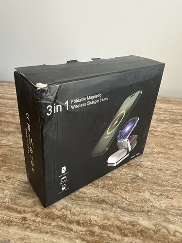 3-In-1 Foldable Magnetic Wireless Charger & Stand Kit- Quantity: 2 - Picture 3 of 4