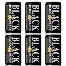 Suntory Boss Coffee 185g Japanese Instant Canned Coffee (6 Pack) Variety Option
