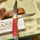 Case XX 6347 Carbon Steel Red Bone Hunter 2 Blades w/ Original Box & Sheath — photo 6