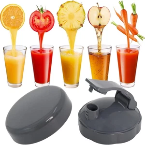 Resealable Lids & Flip Top To-go Lid Fits For 600W & 900W Blender Mixer Juicer