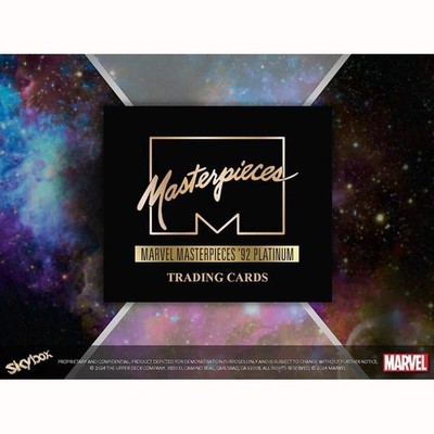 2024 UD Marvel Masterpieces 92 Platinum Hobby Box Sealed UDMM92P24