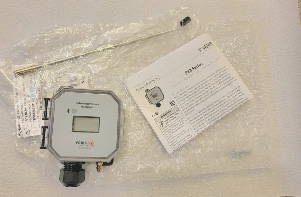 Veris PX3DLX02 压力干燥管 LCD 0-10 英寸 WC 传感器 — 第 4/4 张图片